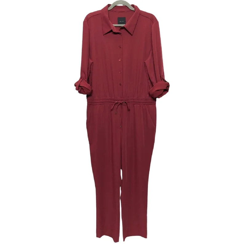 women's loose-fit jumpsuitsJumpsuit By Alex Marie In Maroon, Size: 16