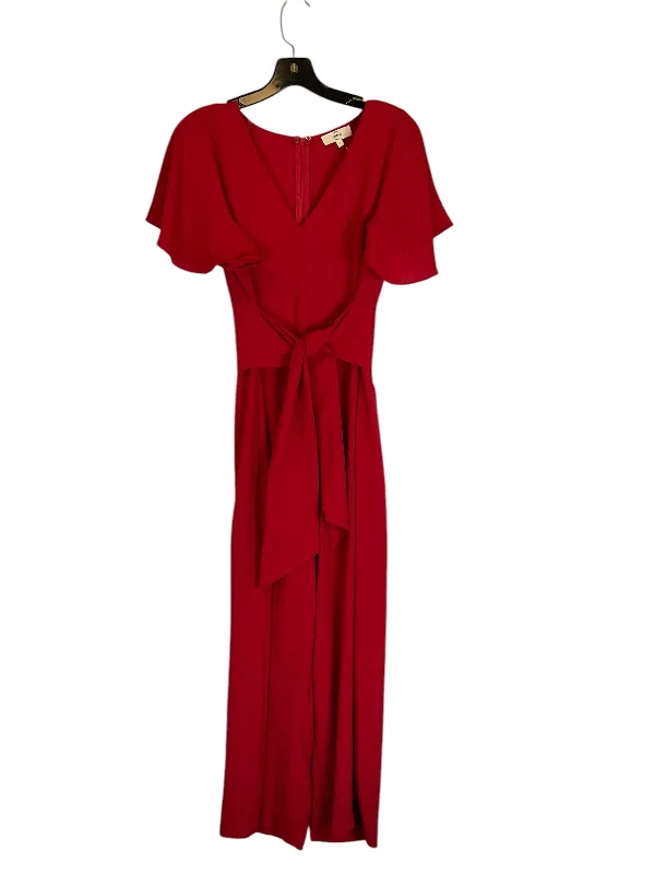 women's jumpsuits with lace detailsJumpsuit By Entro In Red, Size: S