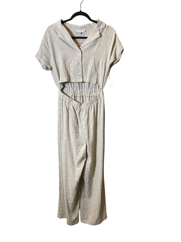 women's jumpsuits for winterJumpsuit By Hyfve In Ivory, Size: M