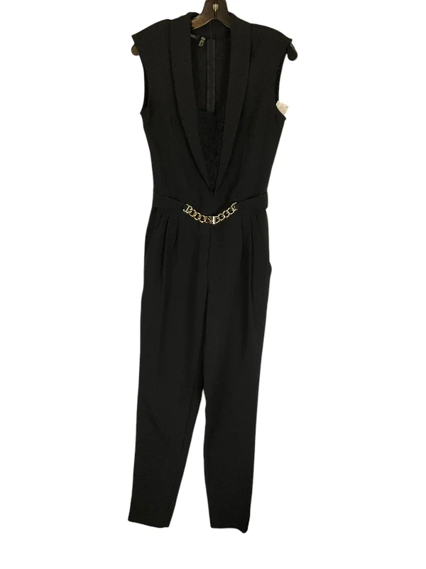 women's jumpsuits with short sleevesJumpsuit By Kardashian Kollections In Black, Size: 4