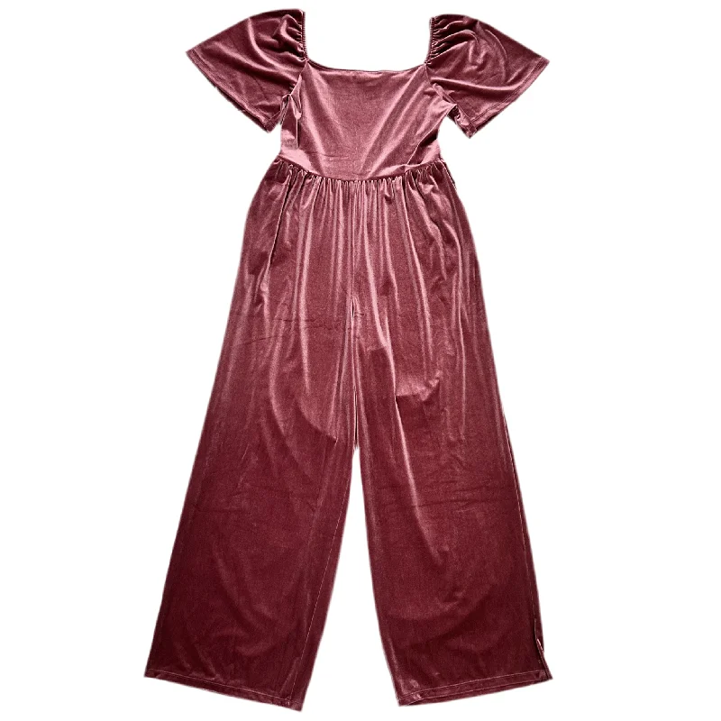 women's jumpsuits made of chiffonJumpsuit By Old Navy In Maroon, Size: Xl