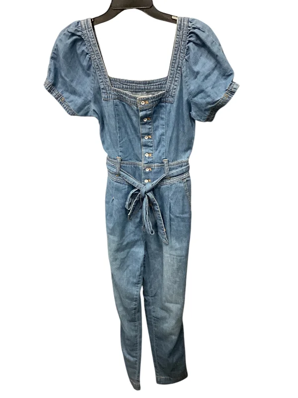 women's dressy jumpsuitsJumpsuit By Pilcro In Blue Denim, Size: 0