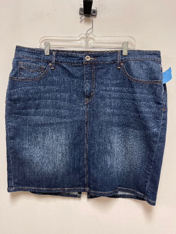 women's everyday casual skirtsSkirt Mini & Short By Levis In Blue Denim, Size: 20