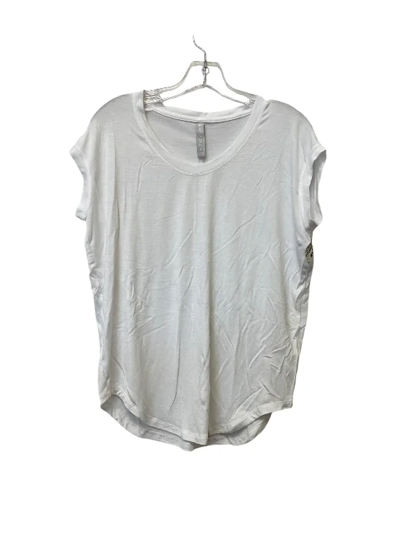 women's tops for cocktail partiesTop Short Sleeve Basic By Athleta In White, Size: Xs