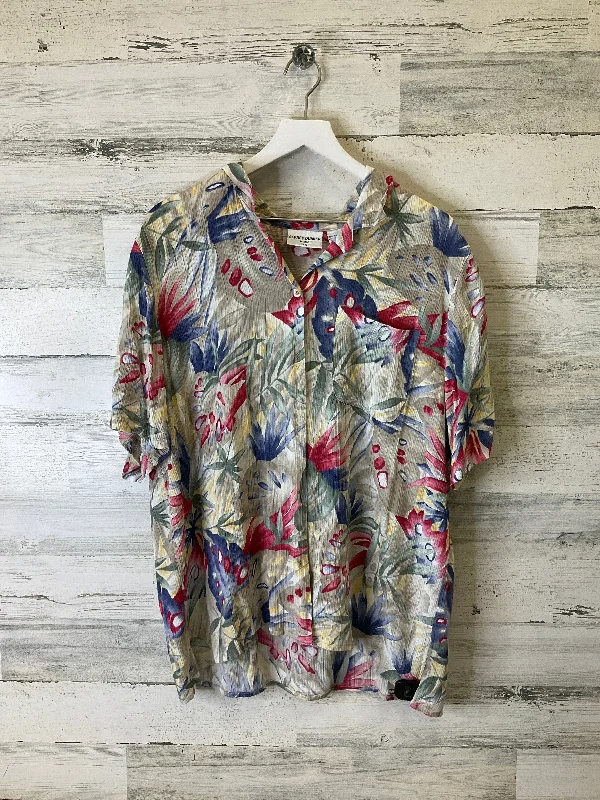 women's tops for those who seek both style and comfortTop Short Sleeve By Alfred Dunner In Multi-colored, Size: 1x