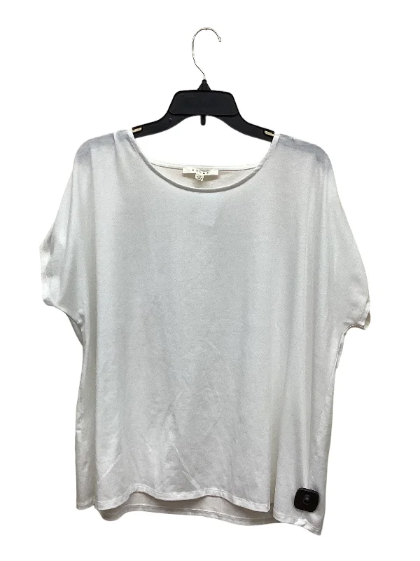 women's tops for wedding guest attireTop Short Sleeve By Cyrus Knits In White, Size: Xl