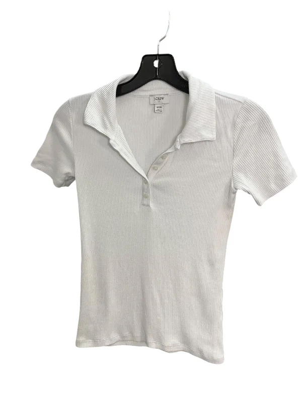 women's tops for those who want to add a pop of color to their outfitsTop Short Sleeve By J Crew In White, Size: Xxs