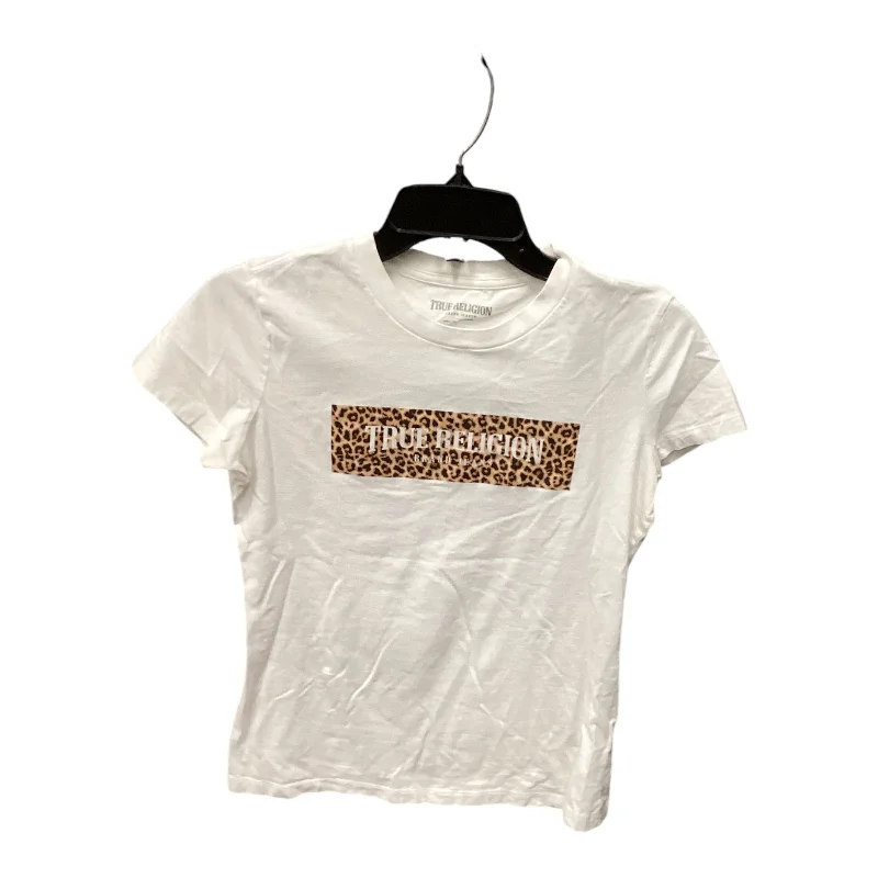 women's tops for those who want to add a touch of sophistication to their casual attireTop Short Sleeve By True Religion In White, Size: S